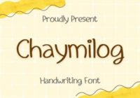 Chaymilog Font - Featured Image