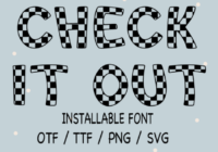 Check It out Font - Featured Image
