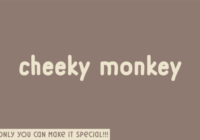 Cheeky Monkey Font - Featured Image
