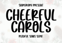 Cheerful Carols Font - Featured Image