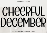 Cheerful December Font - Featured Image