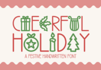 Cheerful Holiday Font - Featured Image