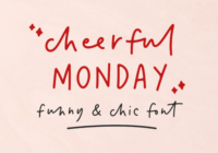 Cheerful Monday Font - Featured Image
