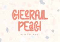 Cheerful Peach Font - Featured Image