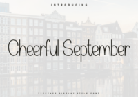 Cheerful September Font - Featured Image