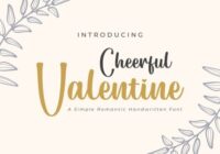 Cheerful Valentine Font - Featured Image