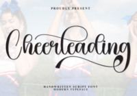 Cheerleading Font - Featured Image