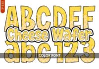 Cheese Wafer Font - Featured Image