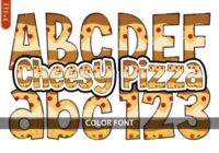 Cheesy Pizza Font - Featured Image