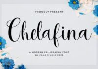 Chelafina Font - Featured Image