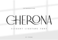 Cherona Font - Featured Image