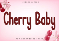 Cherry Baby Font - Featured Image