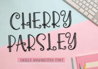 Cherry Parsley Font - Featured Image
