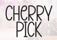 Cherry Pick Font - Featured Image