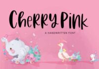 Cherry Pink Font - Featured Image