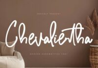 Chevaliertha Font - Featured Image
