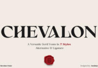 Chevalon Font - Featured Image