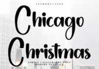 Chicago Christmas Font - Featured Image