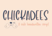 Chickadees Font - Featured Image