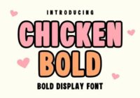 Chicken Bold Font - Featured Image