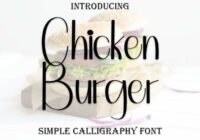 Chicken Burger Font - Featured Image