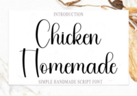 Chicken Homemade Font - Featured Image