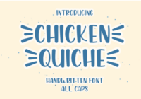 Chicken Quiche Font - Featured Image