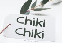 Chiki Chiki Font - Featured Image