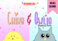 Chiko & Owlie Font - Featured Image