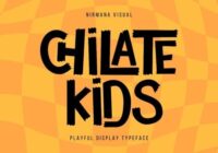 Chilate Kids Font - Featured Image