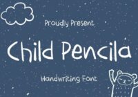 Child Pencila Font - Featured Image