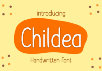 Childea Font - Featured Image