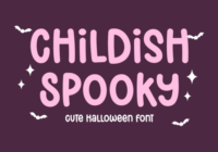 Childish Spooky Font - Featured Image