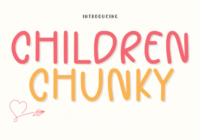 Children Chunky Font - Featured Image