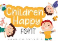 Children Happy Font - Featured Image