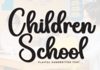 Children School Font Font - Featured Image