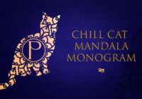 Chill Cat Mandala Monogram Font - Featured Image