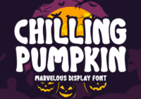 Chilling Pumpkin Font - Featured Image