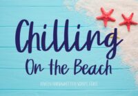Chilling on the Beach Font - Featured Image