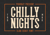Chilly Nights Font - Featured Image