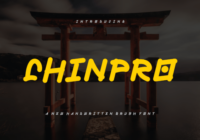 Chinpro Font - Featured Image
