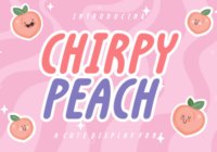 Chirpy Peach Font - Featured Image