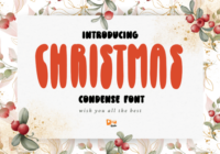 Chirstmas Condense Font - Featured Image