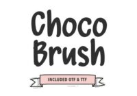 Choco Brush Font - Featured Image