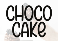 Choco Cake Font - Featured Image