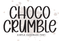Choco Crumble Font - Featured Image
