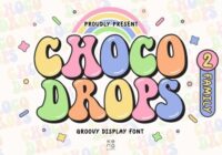 Choco Drops Font - Featured Image