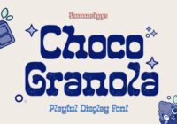 Choco Granola Font - Featured Image