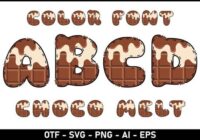 Choco Melt Font - Featured Image