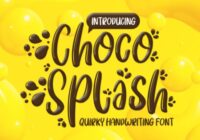 Choco Splash Font - Featured Image